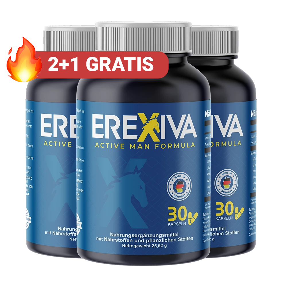 3 confezioni di Erexiva, 2+1 gratis