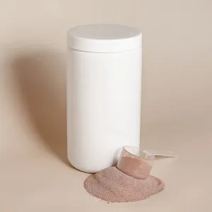 White supplement powder