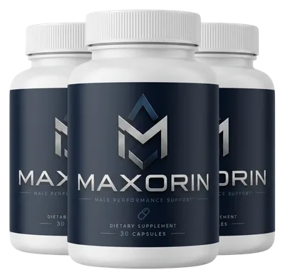 Three bottles of Maxorin, the 90-day package